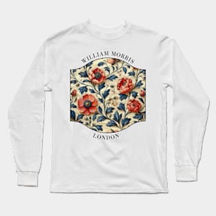 William Morris "Morrisian Botanical Elegance" Long Sleeve T-Shirt